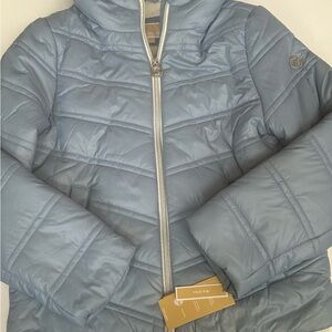 Michael Kors Kids Light Blue Puffer Jacket